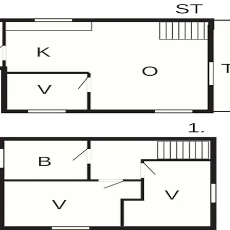 Feriehus 6 Person In Romo
